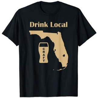 UCK Knights Black and Gold Drink Florida Craft Beer Shirt
