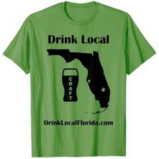 Drink Florida Craft Beer Shirt Green