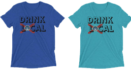 Drink Local Shirt with Florida Flag