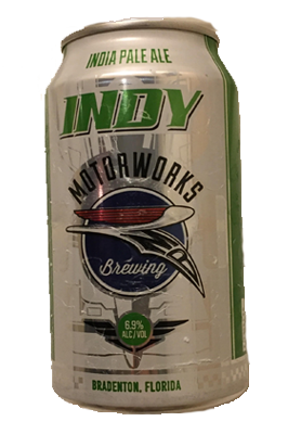 Motorworks Indy IPA Original Can Design