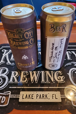 Crowler Cans from Kelsey City Brewing Co.